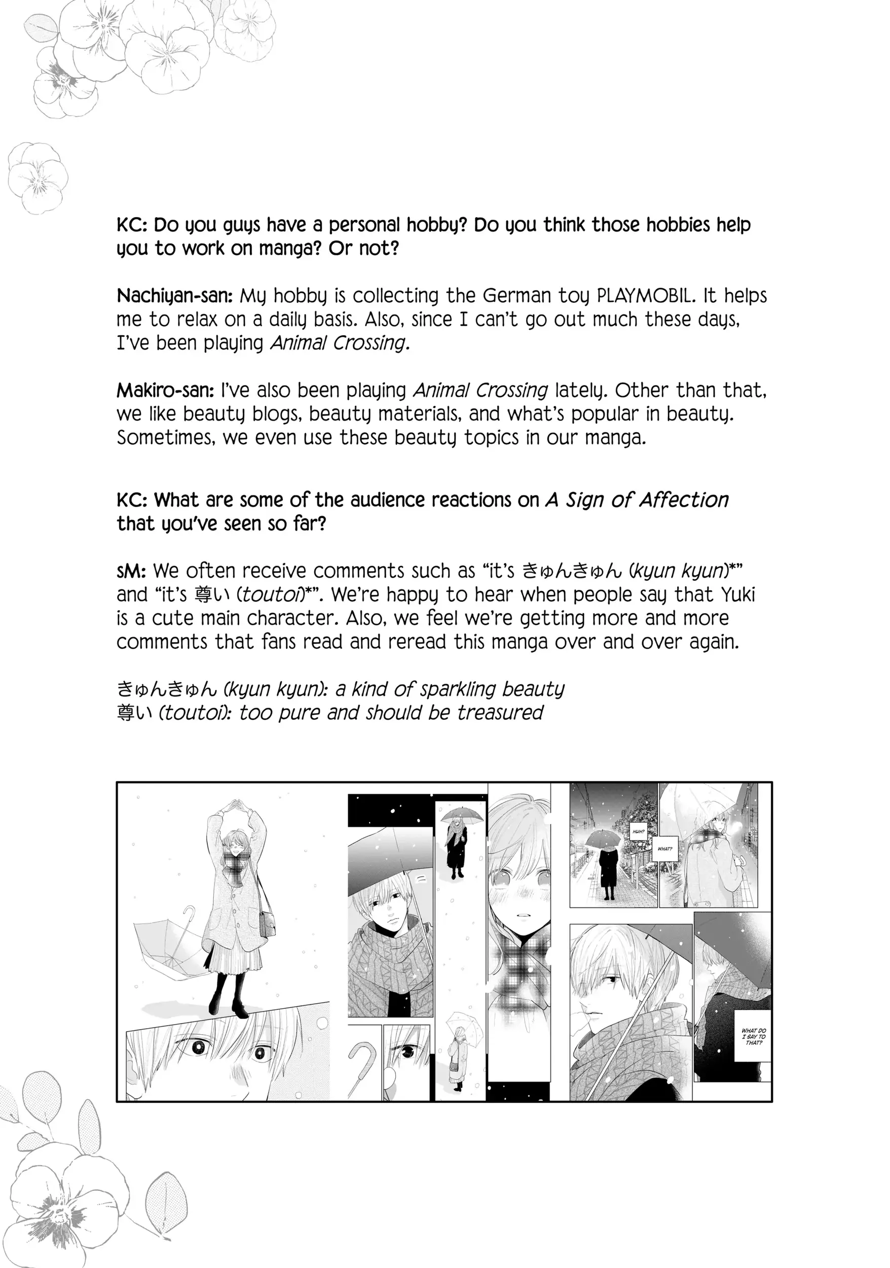 Read A Sign of Affection EN Manga Online