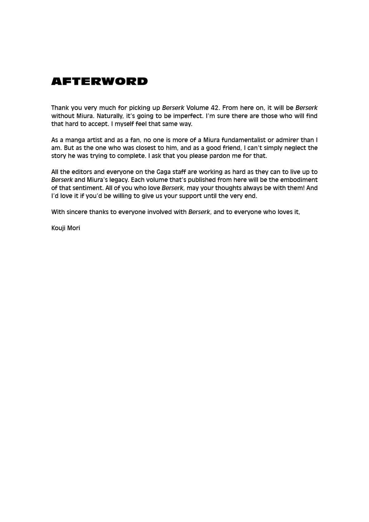 Read Berserk EN Manga Online