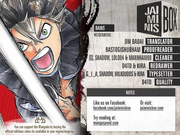 Read Black Clover EN Manga Online