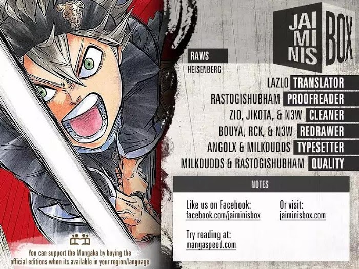 Read Black Clover EN Manga Online