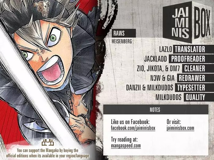 Read Black Clover EN Manga Online