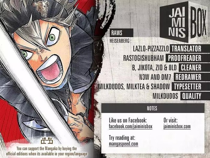 Read Black Clover EN Manga Online
