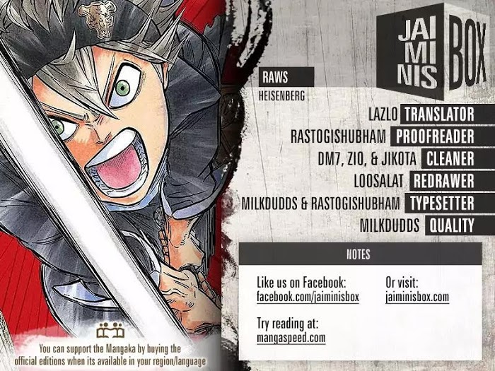 Read Black Clover EN Manga Online