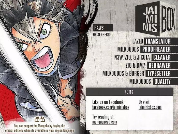 Read Black Clover EN Manga Online