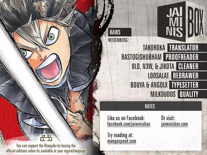 Read Black Clover EN Manga Online