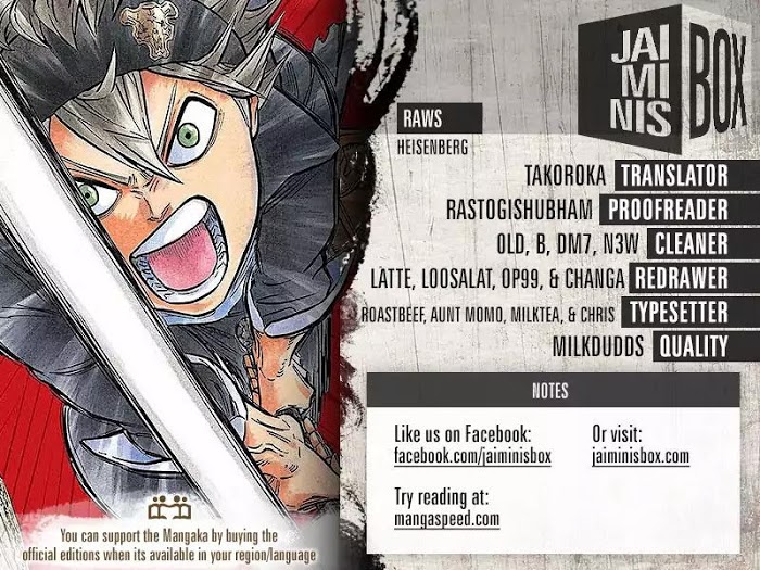 Read Black Clover EN Manga Online