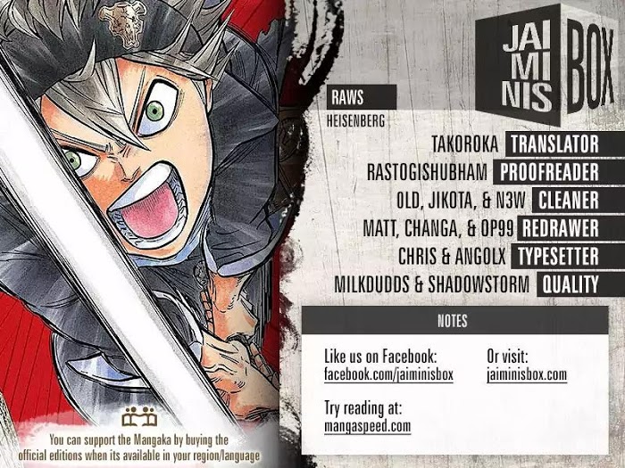 Read Black Clover EN Manga Online
