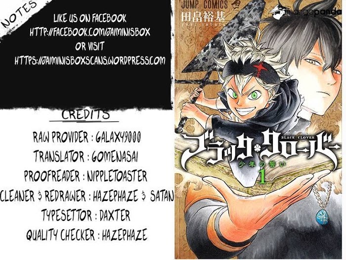 Read Black Clover EN Manga Online