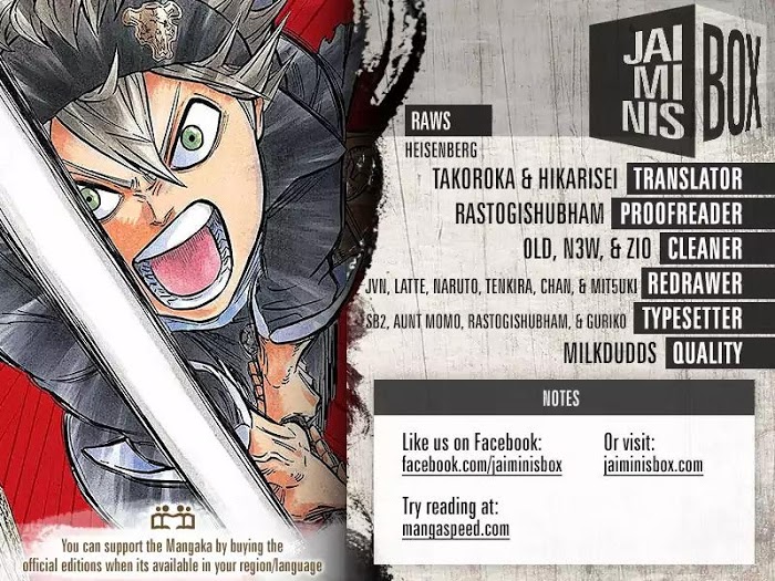 Read Black Clover EN Manga Online