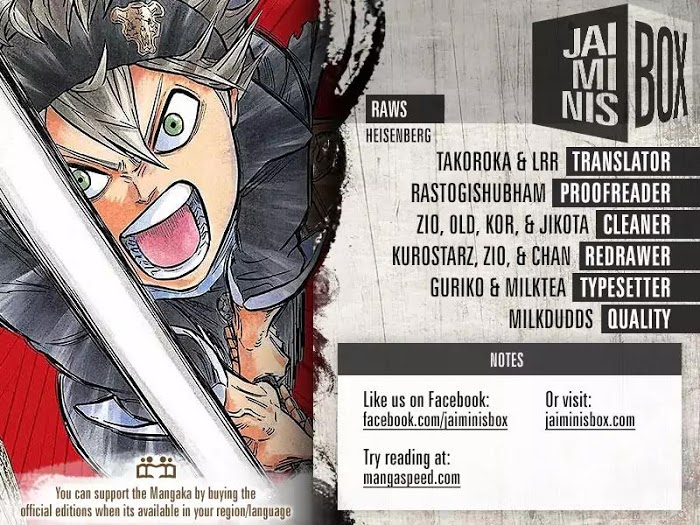 Read Black Clover EN Manga Online