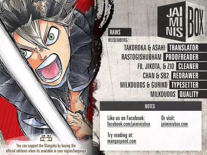 Read Black Clover EN Manga Online