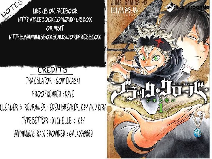 Read Black Clover EN Manga Online