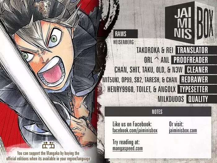 Read Black Clover EN Manga Online
