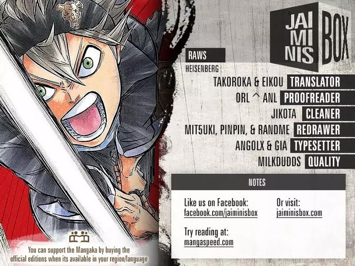 Read Black Clover EN Manga Online