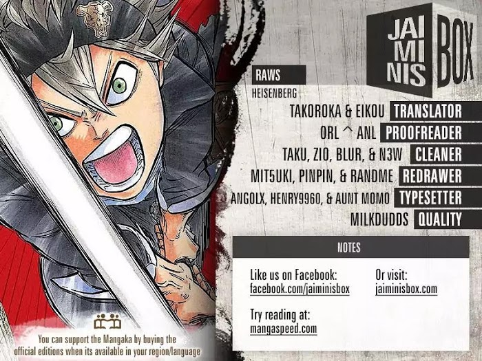 Read Black Clover EN Manga Online