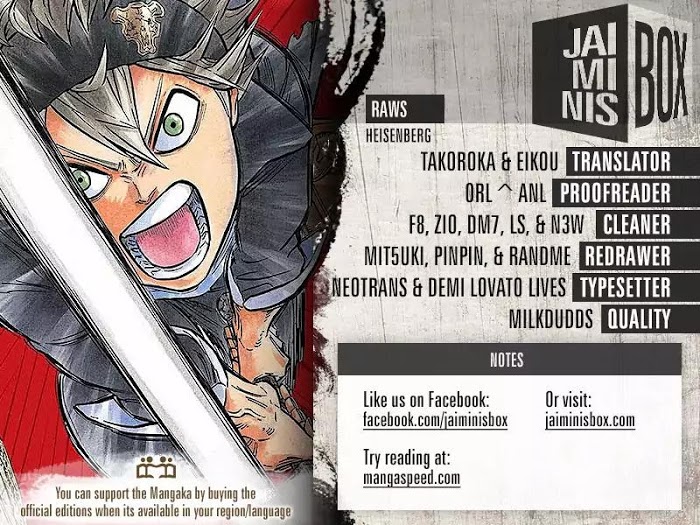 Read Black Clover EN Manga Online