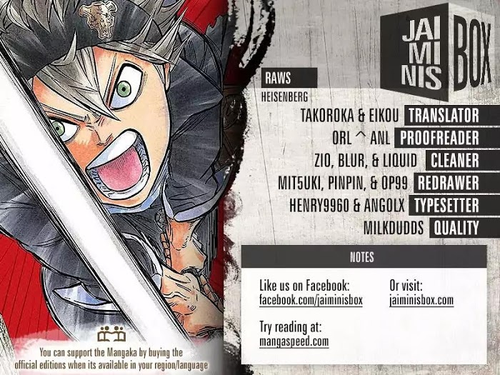 Read Black Clover EN Manga Online