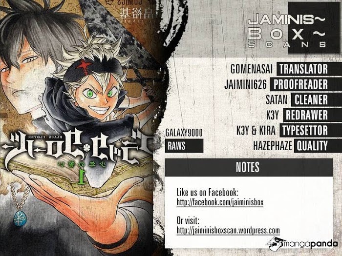 Read Black Clover EN Manga Online