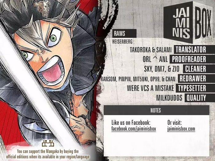 Read Black Clover EN Manga Online