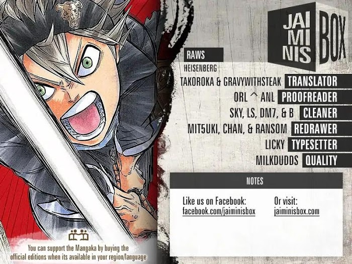 Read Black Clover EN Manga Online