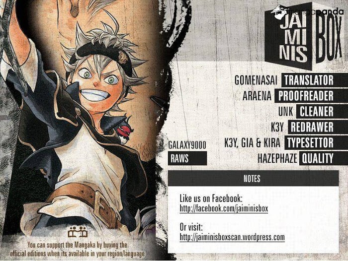 Read Black Clover EN Manga Online