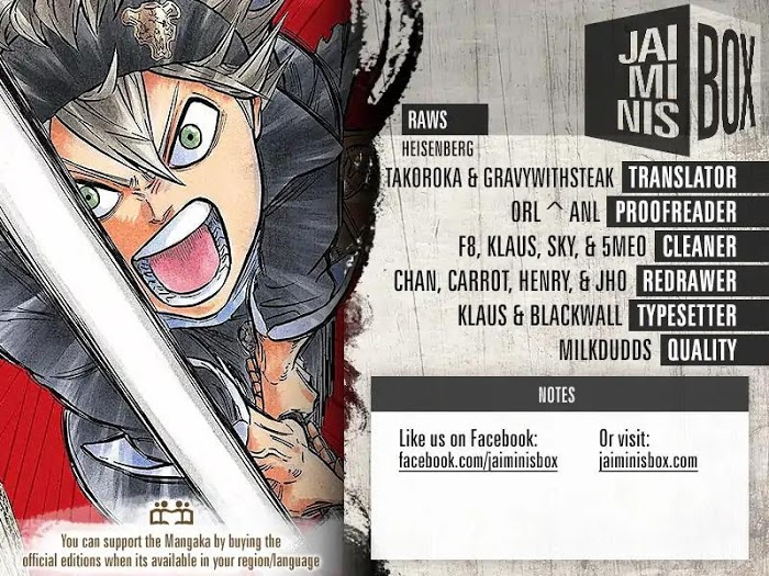 Read Black Clover EN Manga Online