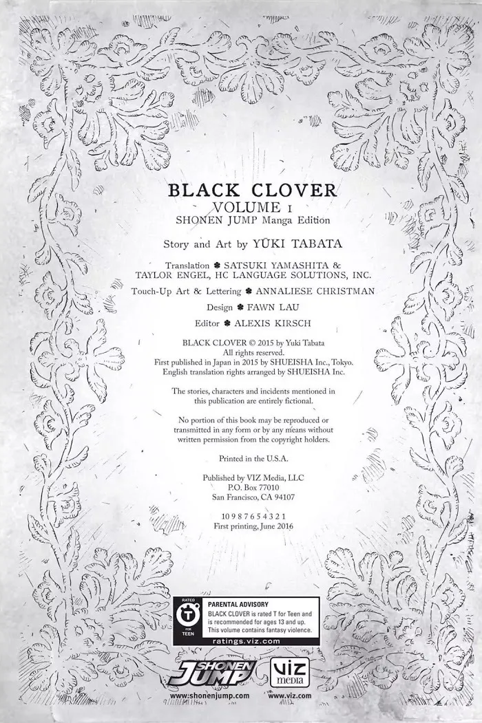 Read Black Clover EN Manga Online