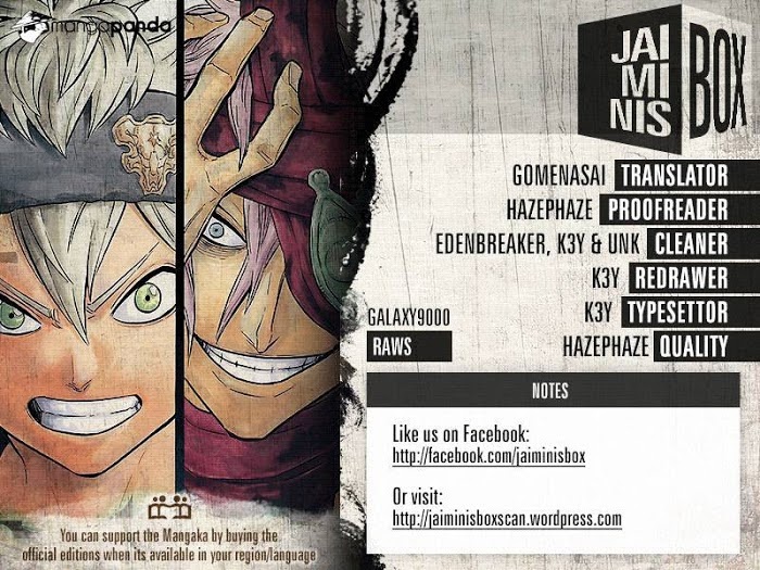 Read Black Clover EN Manga Online