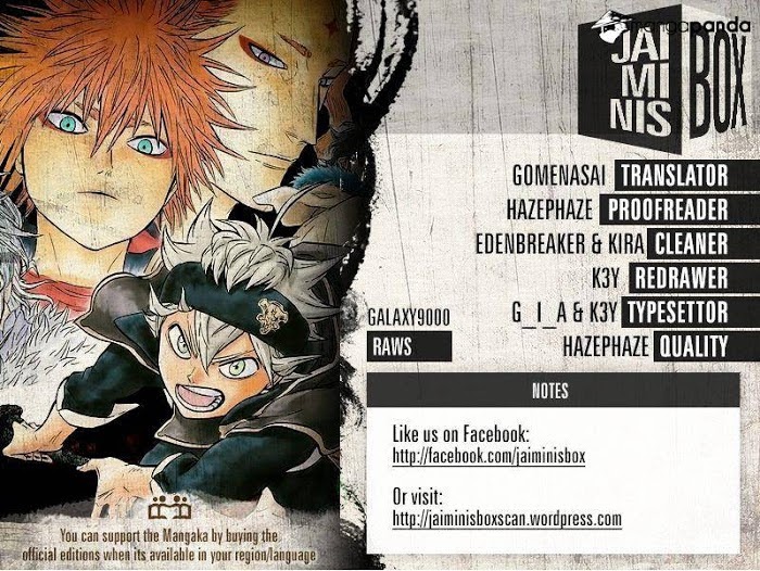 Read Black Clover EN Manga Online