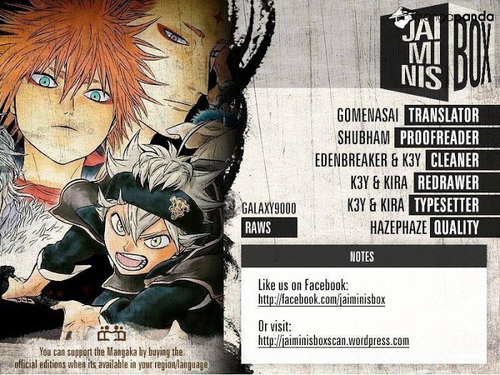 Read Black Clover EN Manga Online