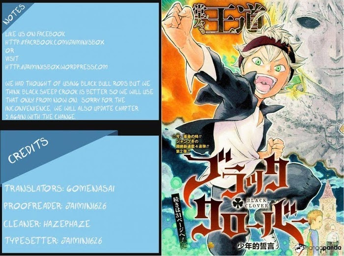 Read Black Clover EN Manga Online