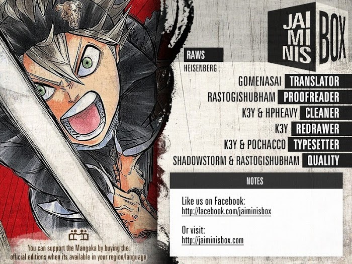 Read Black Clover EN Manga Online