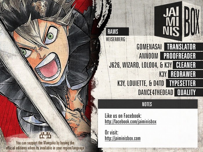 Read Black Clover EN Manga Online
