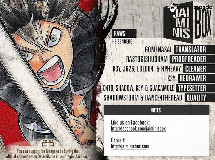 Read Black Clover EN Manga Online