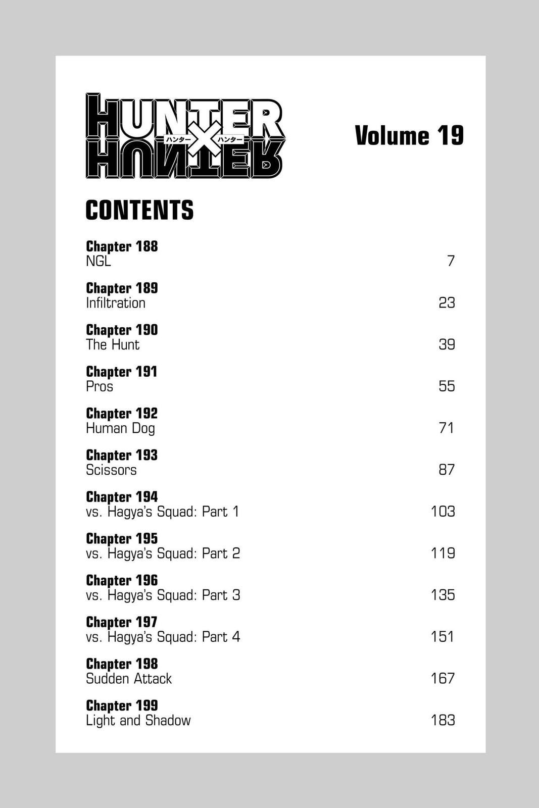 Read Hunter x Hunter EN Manga Online