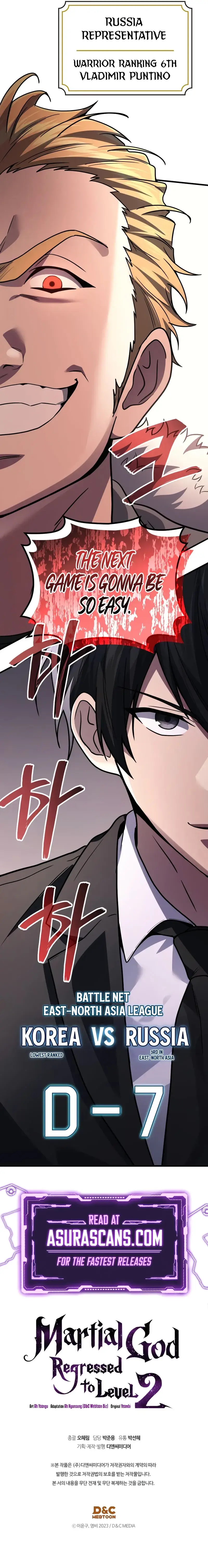 Read The Martial God Who Regressed Back to Level 2 EN Manga Online
