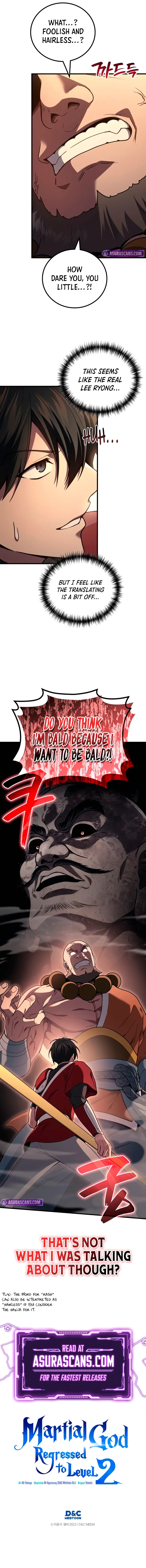 Read The Martial God Who Regressed Back to Level 2 EN Manga Online