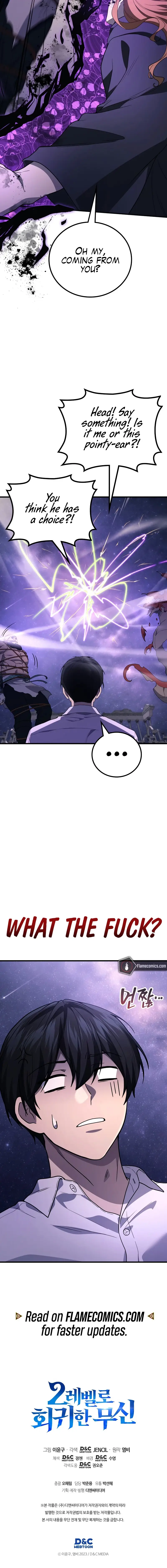 Read The Martial God Who Regressed Back to Level 2 EN Manga Online