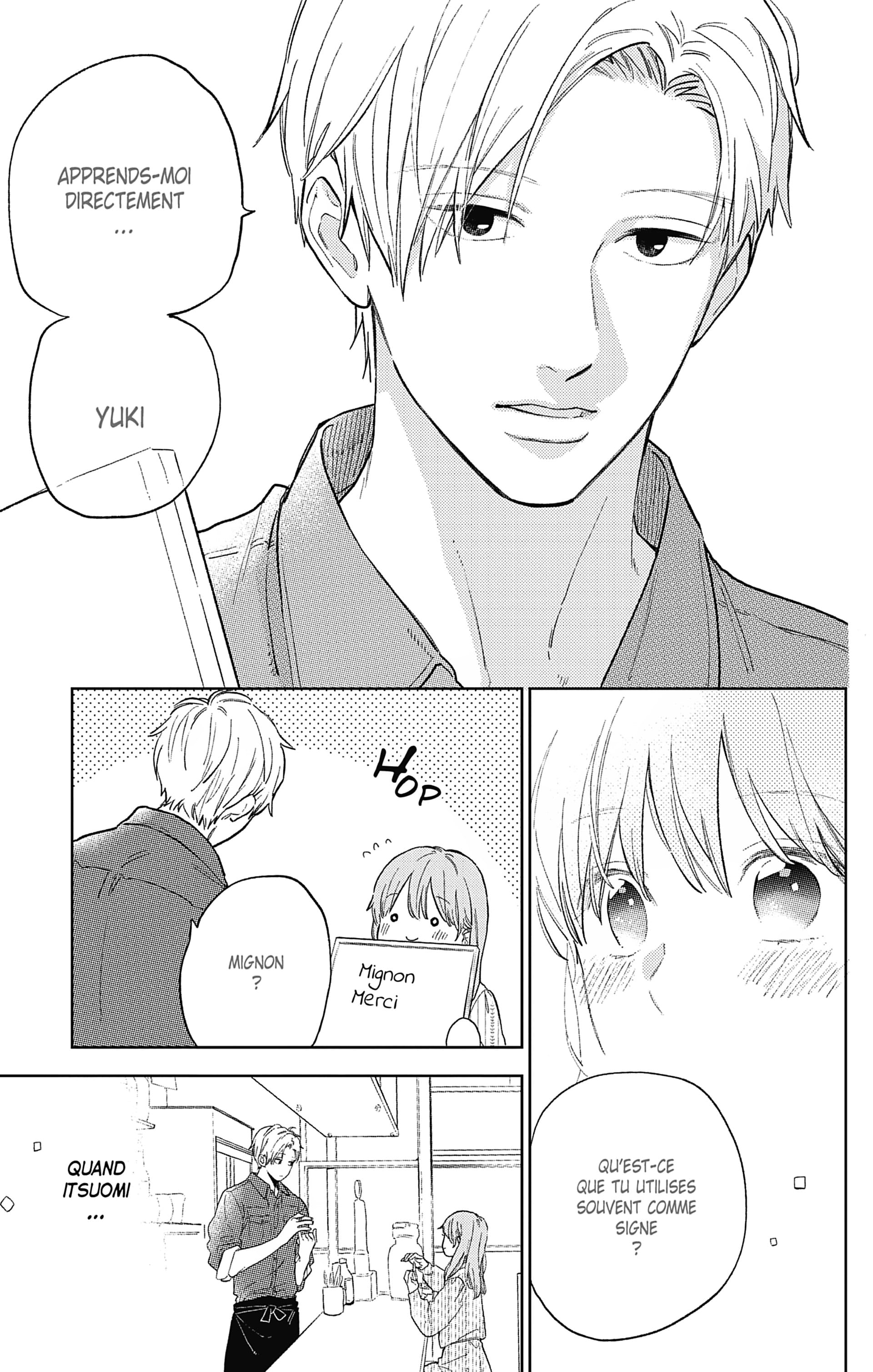 Read A sign of affection FR Manga Online