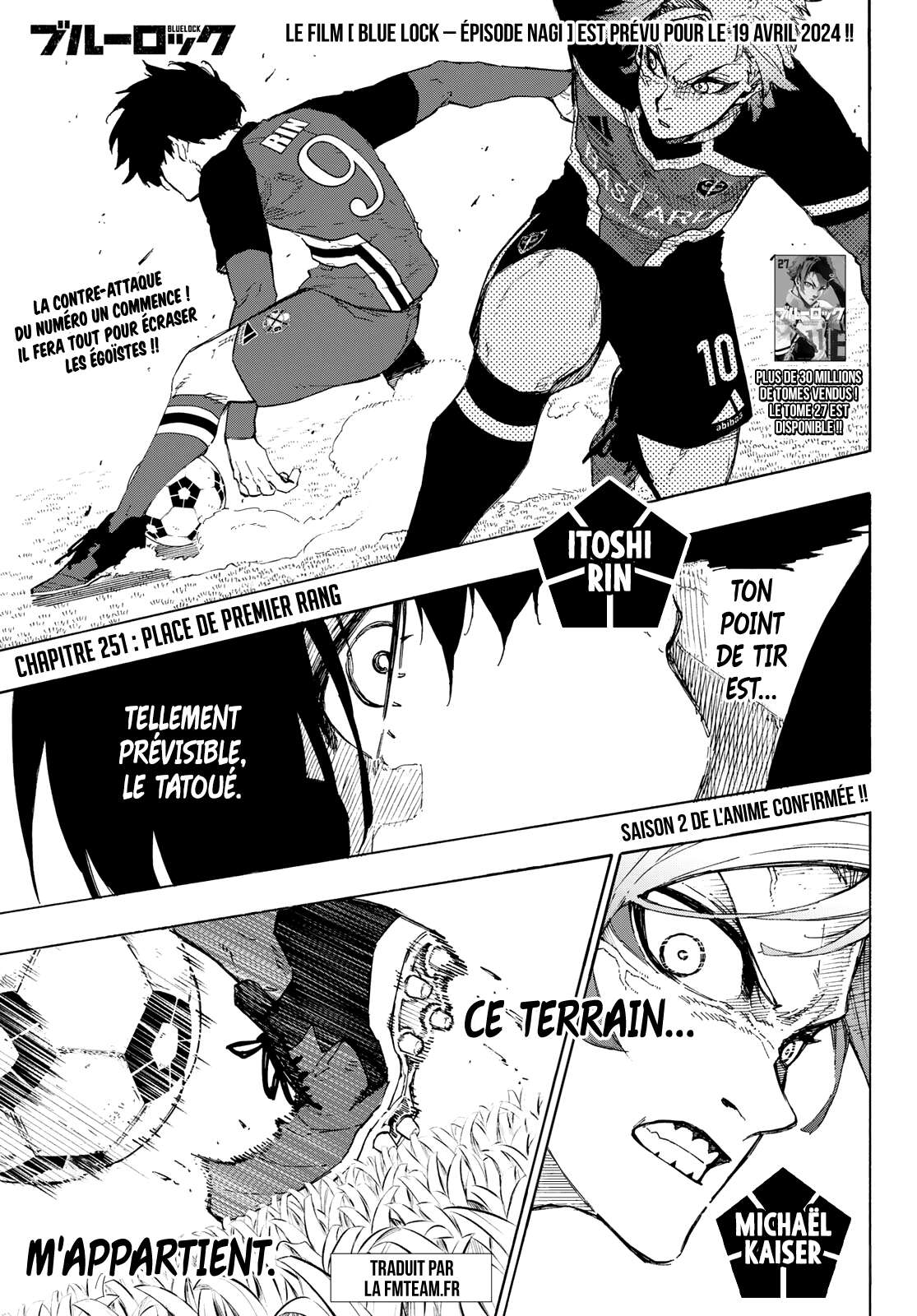 Read Blue Lock FR Manga Online