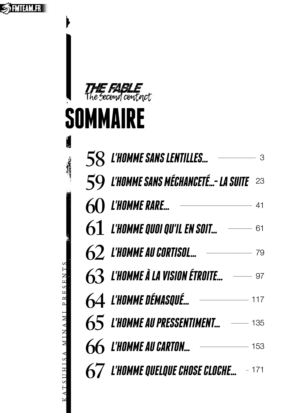 Read The Fable The Second contact FR Manga Online
