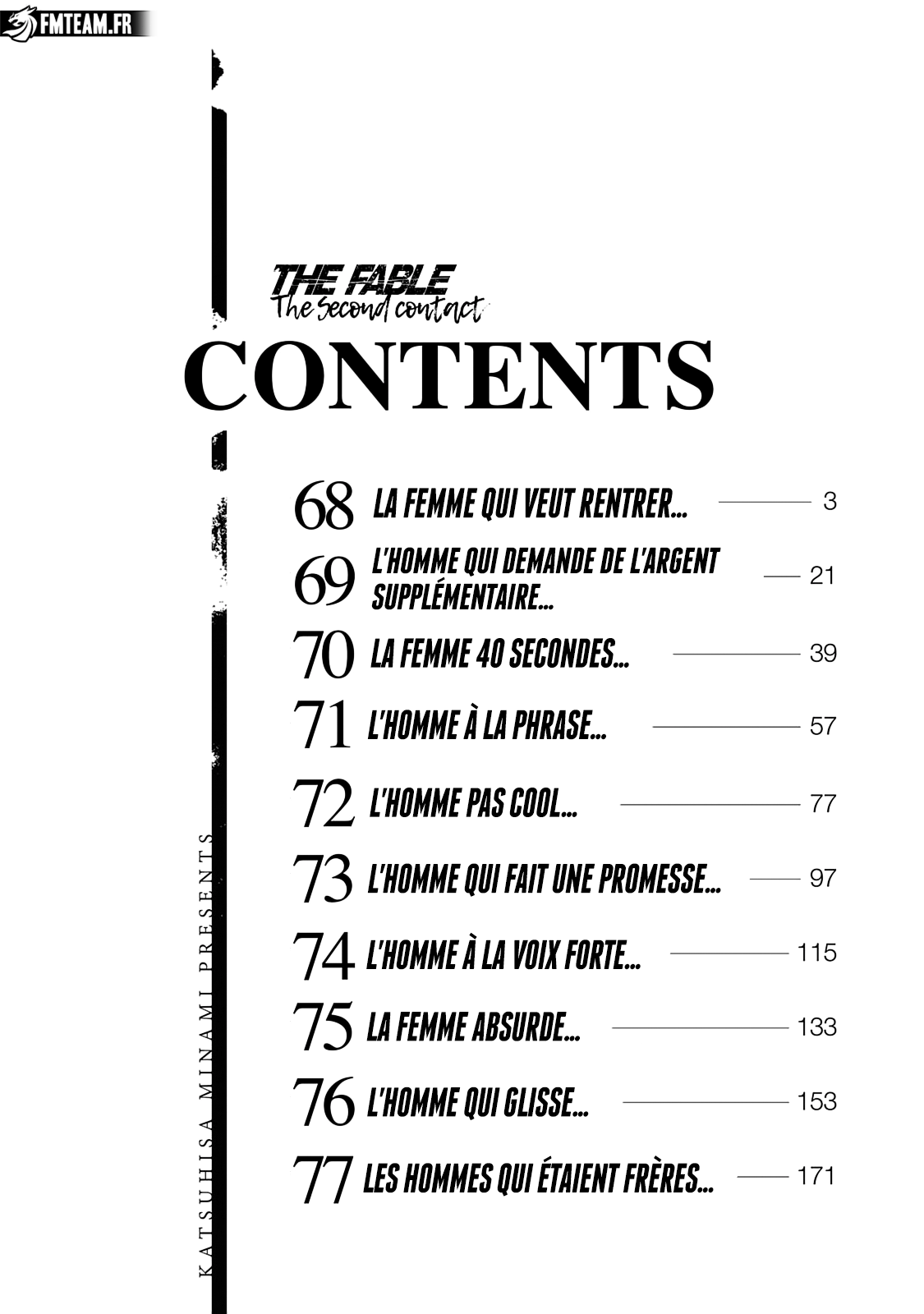 Read The Fable The Second contact FR Manga Online