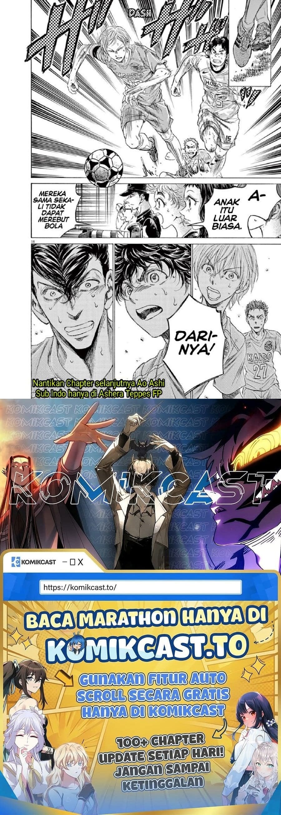 Read Ao Ashi ID Manga Online