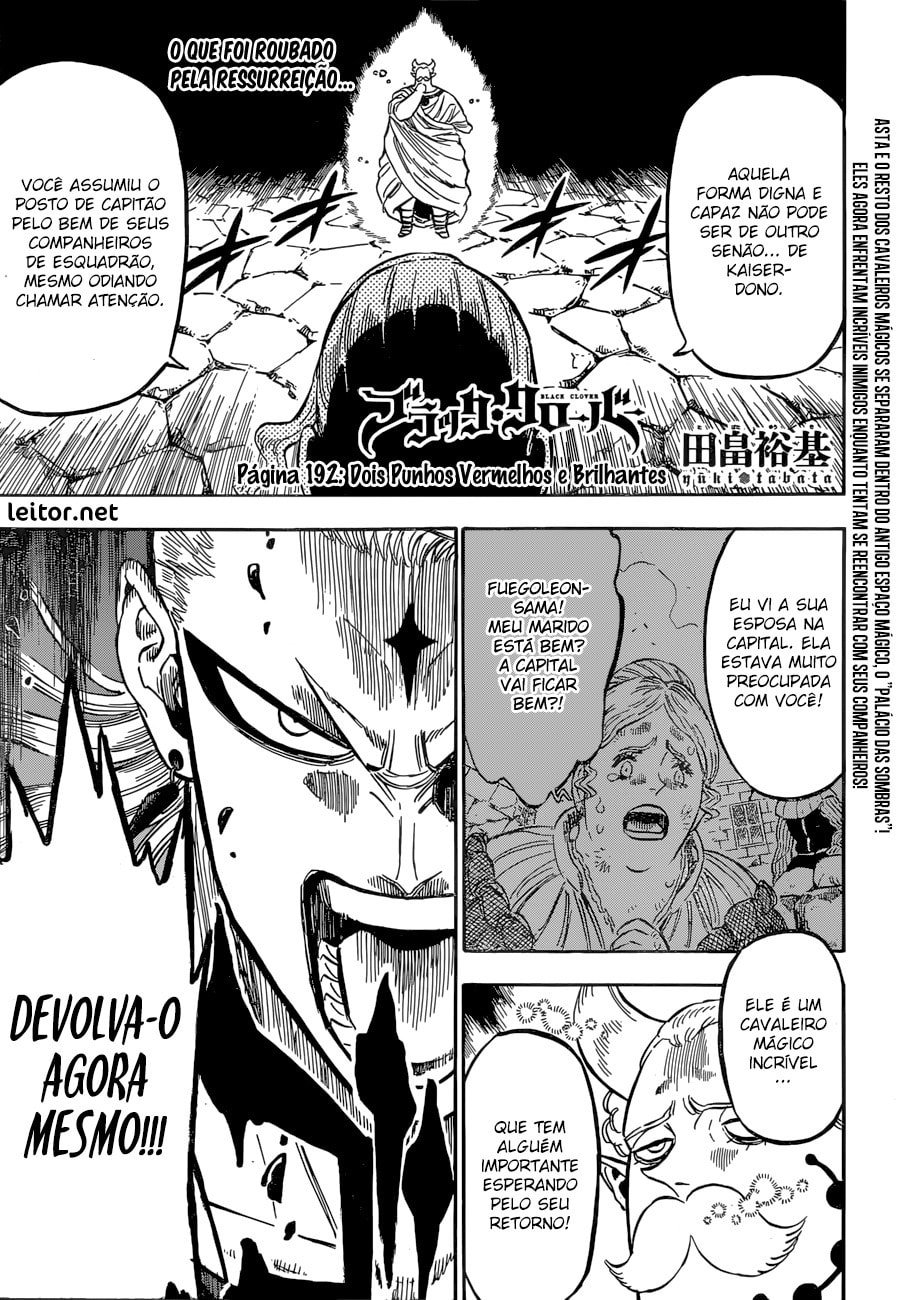 Read Black Clover PT Manga Online