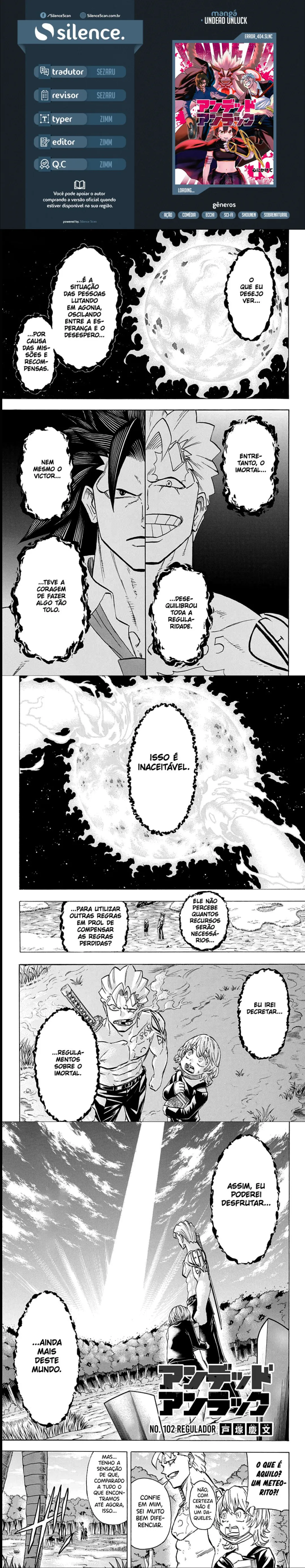 Read Undead Unluck PT Manga Online