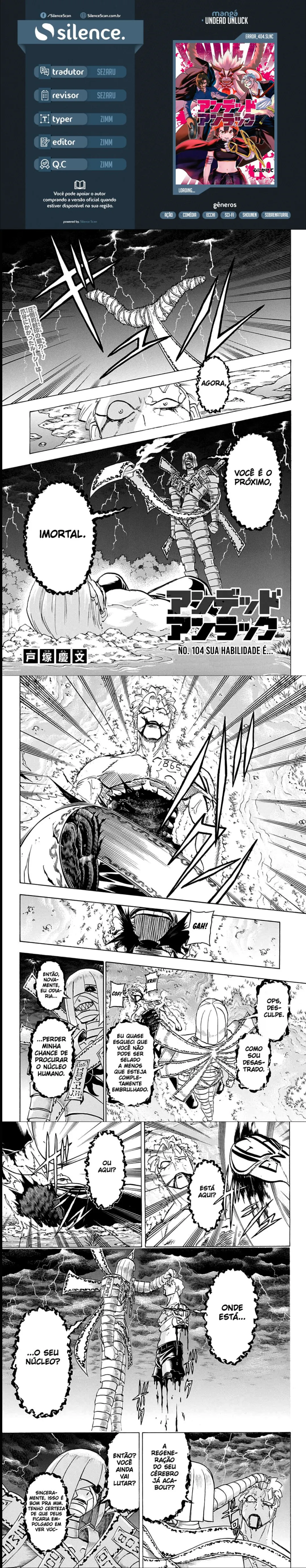 Read Undead Unluck PT Manga Online