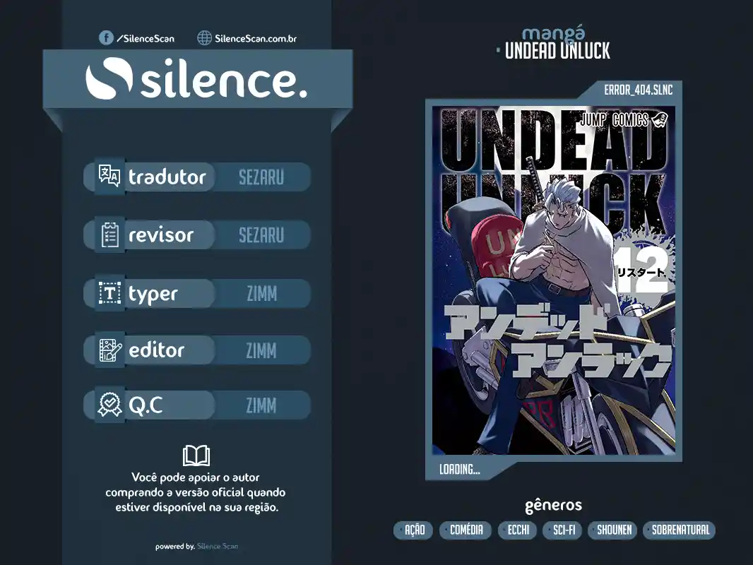 Read Undead Unluck PT Manga Online