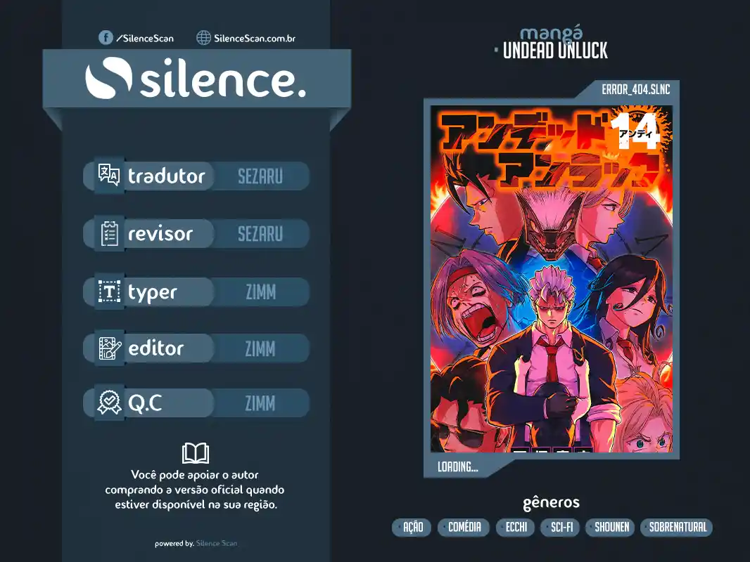Read Undead Unluck PT Manga Online