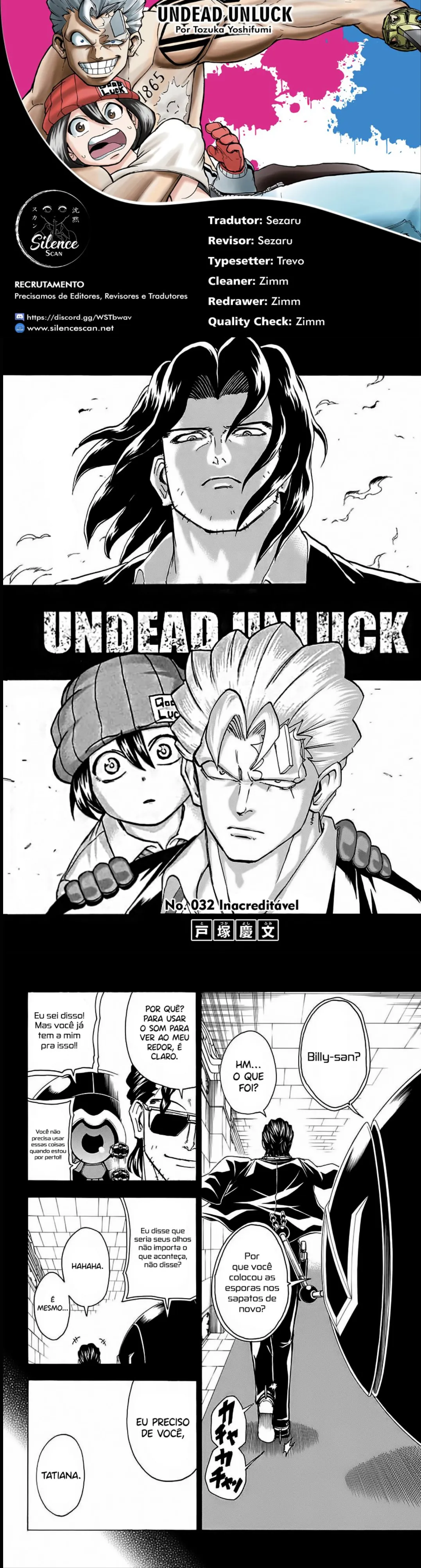 Read Undead Unluck PT Manga Online