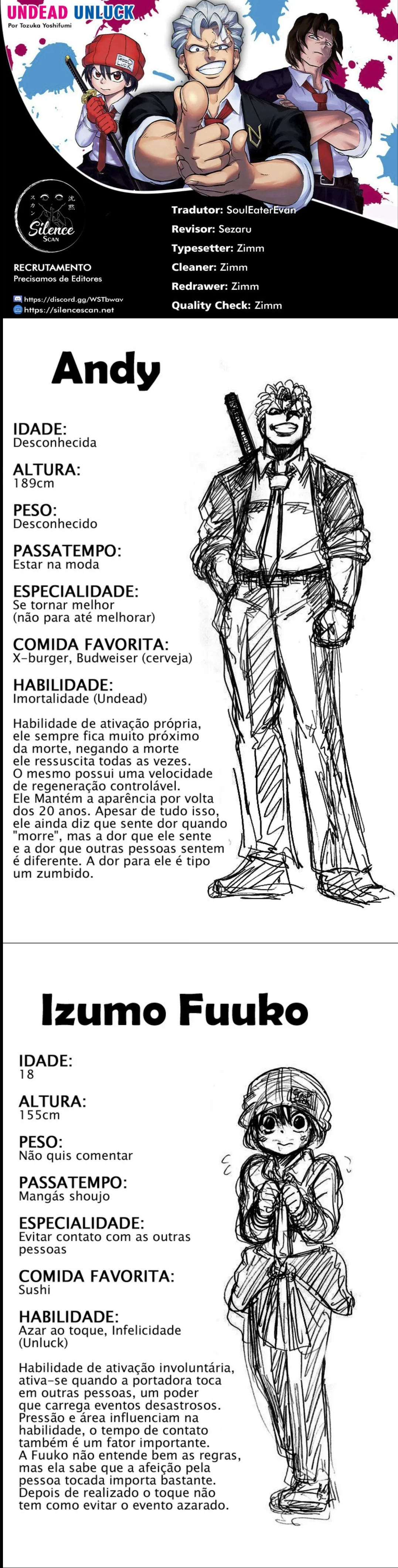 Read Undead Unluck PT Manga Online